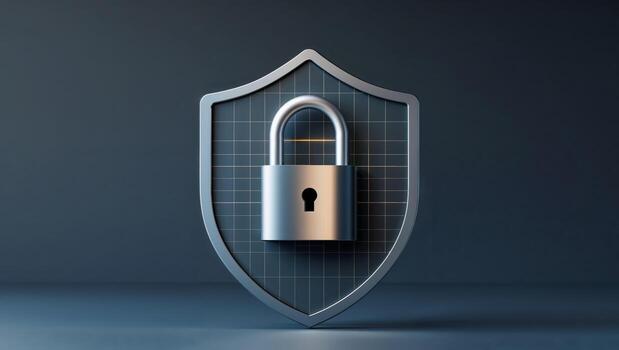 digital seguridad proteger con candado simbolizando en línea proteccion y datos seguridad en moderno tecnología foto