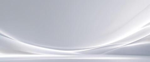Futuristic White Gradient Background with Smooth Tones and Subtle Light Diffusion for Modern Branding and Presentations. photo