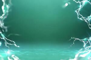 Abstract teal energy splash background photo