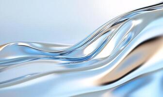 Liquid wave flowing, abstract background, elegant design, website banner photo
