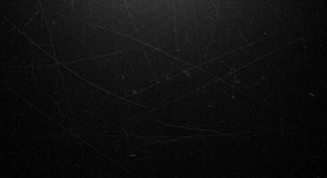 Black background with scratches and scratches photo