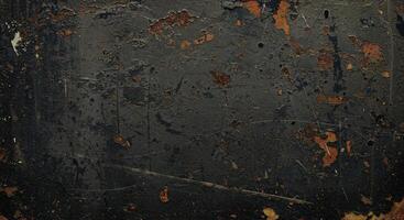 A black and white photo of a dirty wall