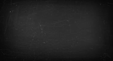 Black chalkboard background with scratches and scratches photo