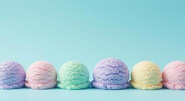 Easter eggs on a blue background photo