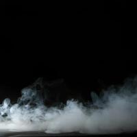Smoke on a black background photo