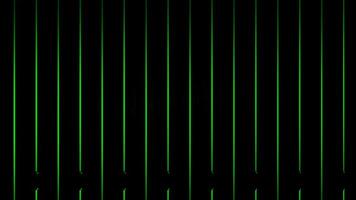 Dynamic falling green neon line with smooth motion and futuristic visual effects loop animation video
