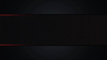 Black and red background with a grid of red lines video
