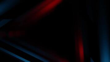 Abstract red and blue lines on a black background video