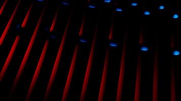 A red and blue background with many lights video