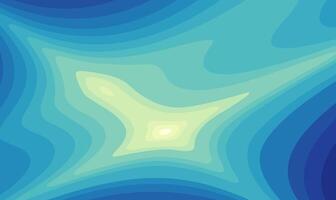Topographic map background design template with combination green and blue colors. papercut style on horizontal layout. vector