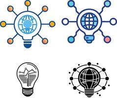 Artificial Intelligence, and Creative Connectivity in Business Environments. vector
