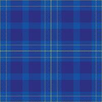 Modern Iridescent Cobalt Seamless Tartan Fabric Design vector