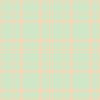Dark Light Peach and Rich Eggshell Seamless Tartan Fabric Design vector