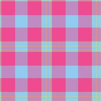 Muted Sky and Deep Dandelion Seamless Tartan Fabric Design vector