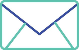 email outline dual icon design vector