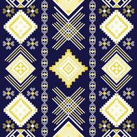 geometric pattern triangle and square shape in native fabric and carpet, illustration design vector