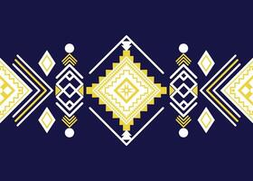 geometric pattern native shape fabric and carpet, illustration design vector