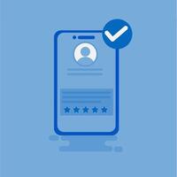 How to use the app to get a customer review vector