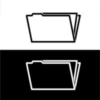 File folder icon illustration vector