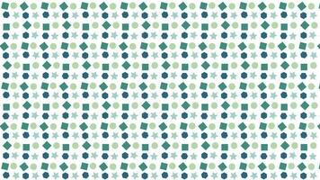 Pattern of Colorful Geometric Shapes in Repetitive Design vector