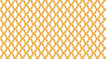 Seamless Orange and Yellow Geometric Tile Pattern With Moroccan Motif. ramadan kareem background. vector