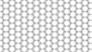 Black and White Repeating Ornamental Patterned Design vector