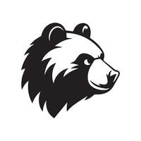 Head of bear Abstract character vector