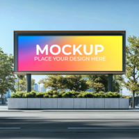 Creative City Billboard Mockup for Innovative Marketing psd