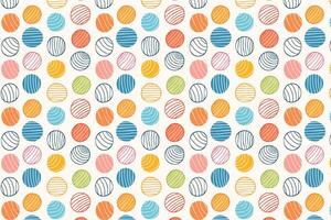A colorful pattern with circles and lines abstract background vector