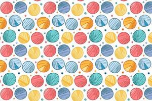 A colorful abstract pattern with dots and circles vector
