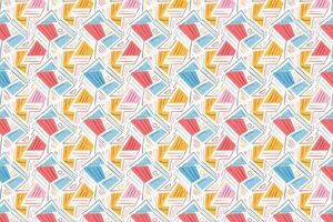 A colorful abstract pattern with geometric shapes vector