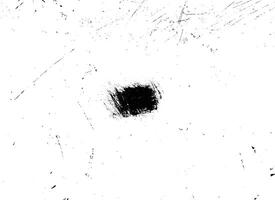 Abstract black scratch marks on a white surface, creating a grunge and distressed texture effect. vector