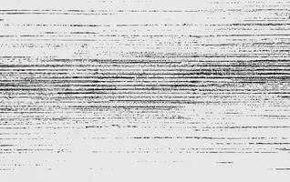 Abstract grunge texture with horizontal glitch lines and noise. Ideal for backgrounds and designs. vector