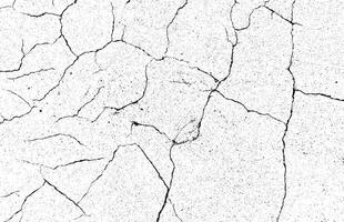 High-contrast cracked concrete texture with grunge effect, ideal for backgrounds, design, and overlays. vector
