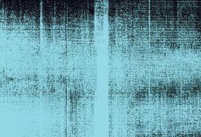 Grunge texture in cyan and black with rough, distressed patterns. Ideal for retro and edgy designs. vector