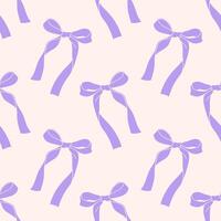 Seamless pattern with bow silhouettes. Background design. Repeating print vector