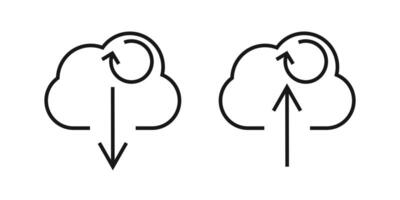 Two arrows pointing in opposite directions vector