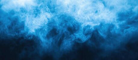 Blue smoke gradient texture background wallpaper with copy space photo