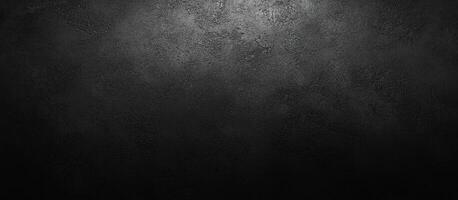 Minimalist simple black paint wall texture background wallpaper with copy space photo
