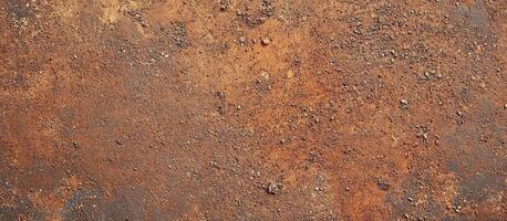 Grunge dirt rust texture background wallpaper. Copy space, weathered effect photo