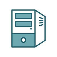 Computer Case Flat Design vector