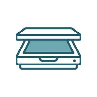 Digital Computer Scanner vector