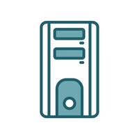 Computer Tower Icon Set vector