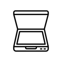 Isometric Computer Scanner Icon vector