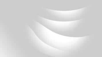 Abstract Gradient Shapes With Smooth White Curves Gray Background vector