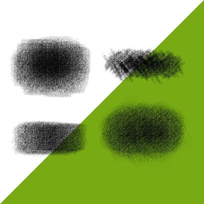 Charcoal shades and scribbles grunge design