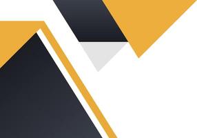 a yellow and black triangle with a white background vector
