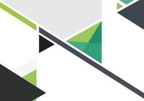 a green and white background with triangles vector