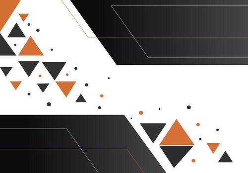 resumen antecedentes con triangulos y líneas vector