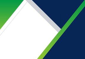 a green and white background with a blue and white triangle vector